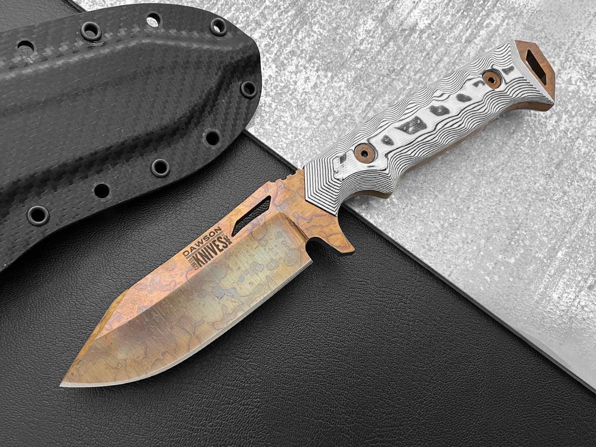 Factory Direct Fixed Blade Damascus Steel Knives for Outdoor
