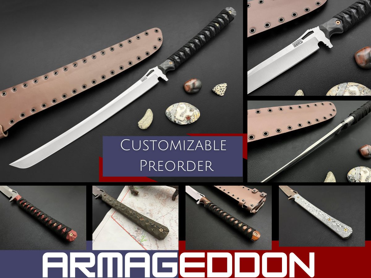 Armageddon Survival Sword | CPM-MagnaCut | Customizable Preorder