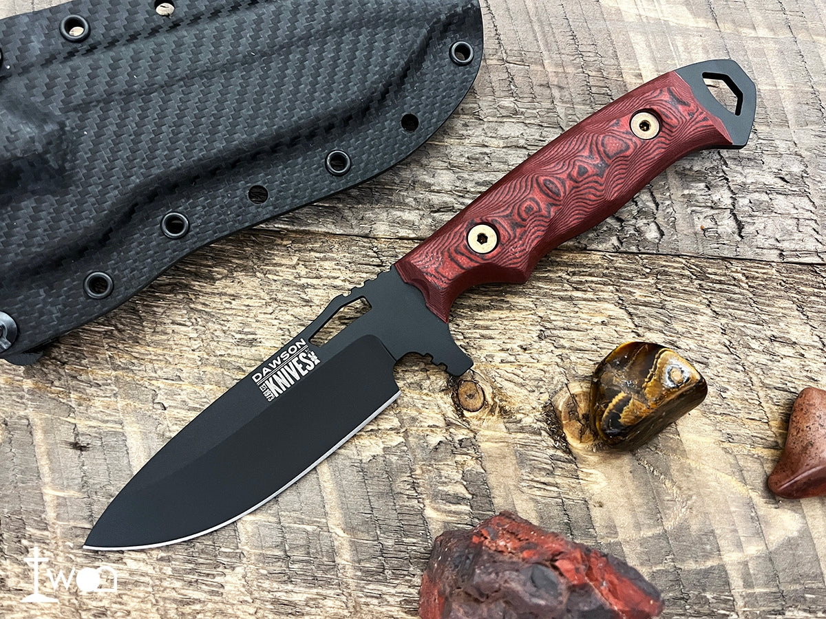 GEN 2 Nomad | Hunting, Camp and Outdoors Knife | CPM-3V Steel | Stealth Black