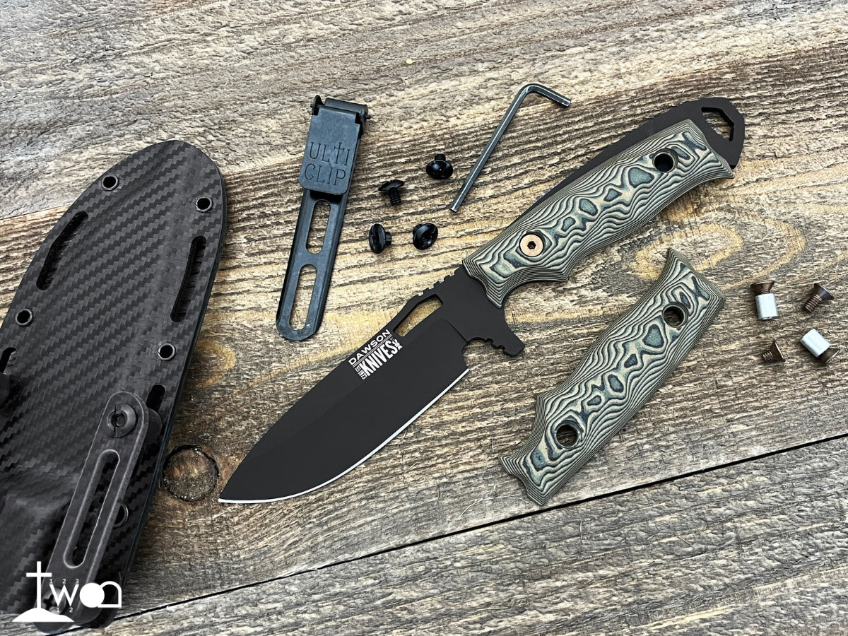 GEN 2 Nomad | Hunting, Camp and Outdoors Knife | CPM-3V Steel | Stealth Black