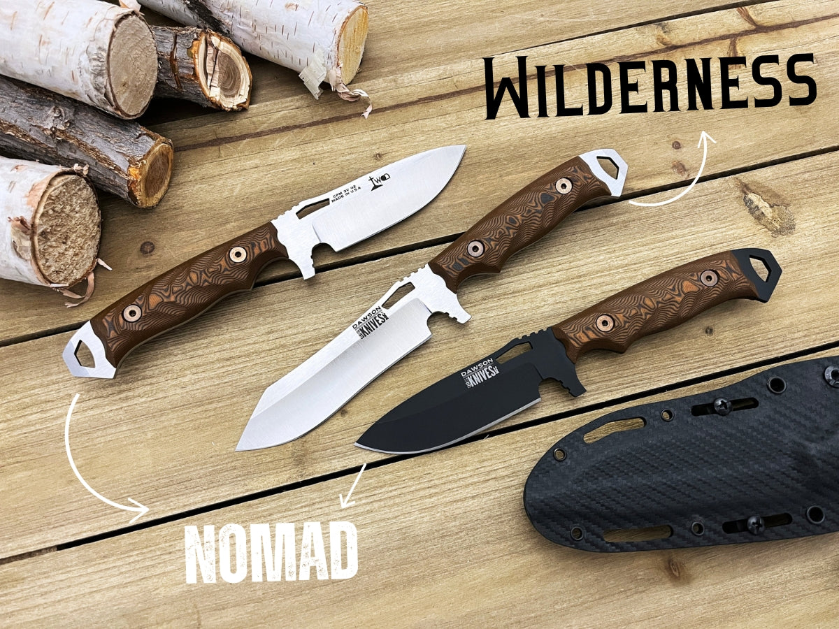 GEN 2 Nomad | Hunting, Camp and Outdoors Knife | CPM-3V Steel | Satin Finish