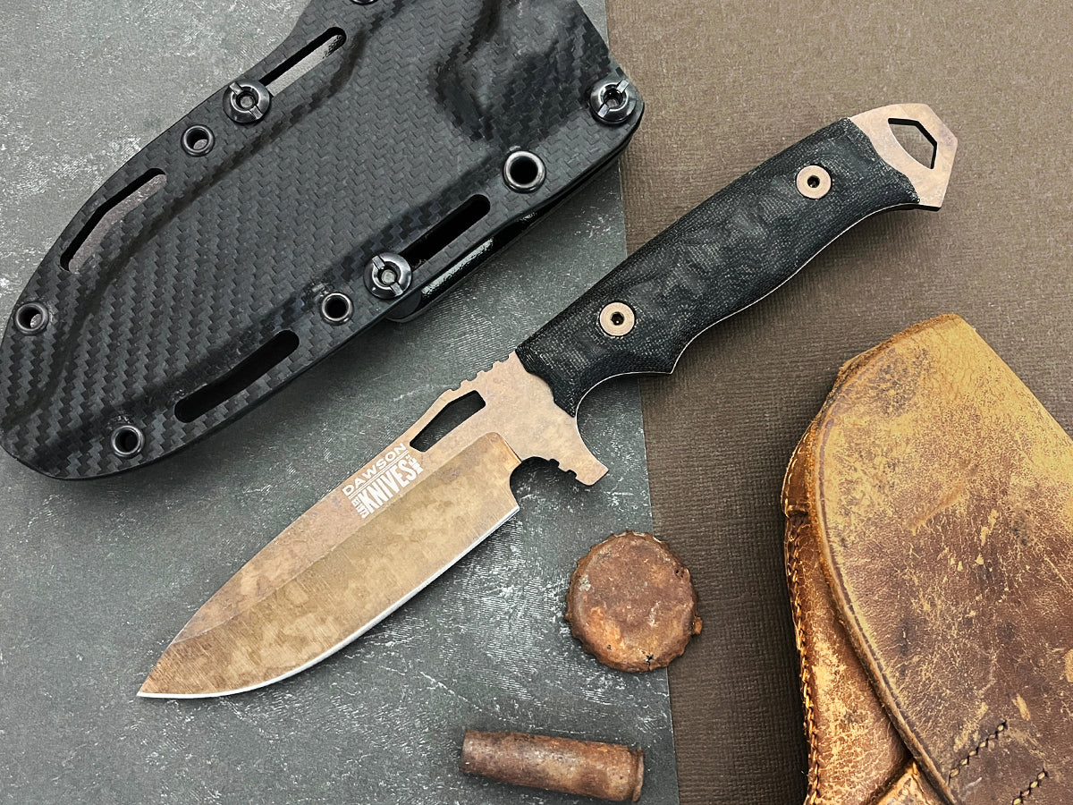 GEN 2 Nomad | Hunting, Camp and Outdoors Knife | CPM-MagnaCut Steel | Arizona Copper Finish