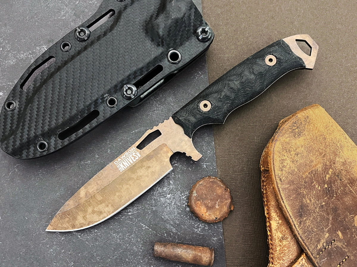 GEN 2 Nomad | Hunting, Camp and Outdoors Knife | CPM-MagnaCut Steel | Arizona Copper Finish