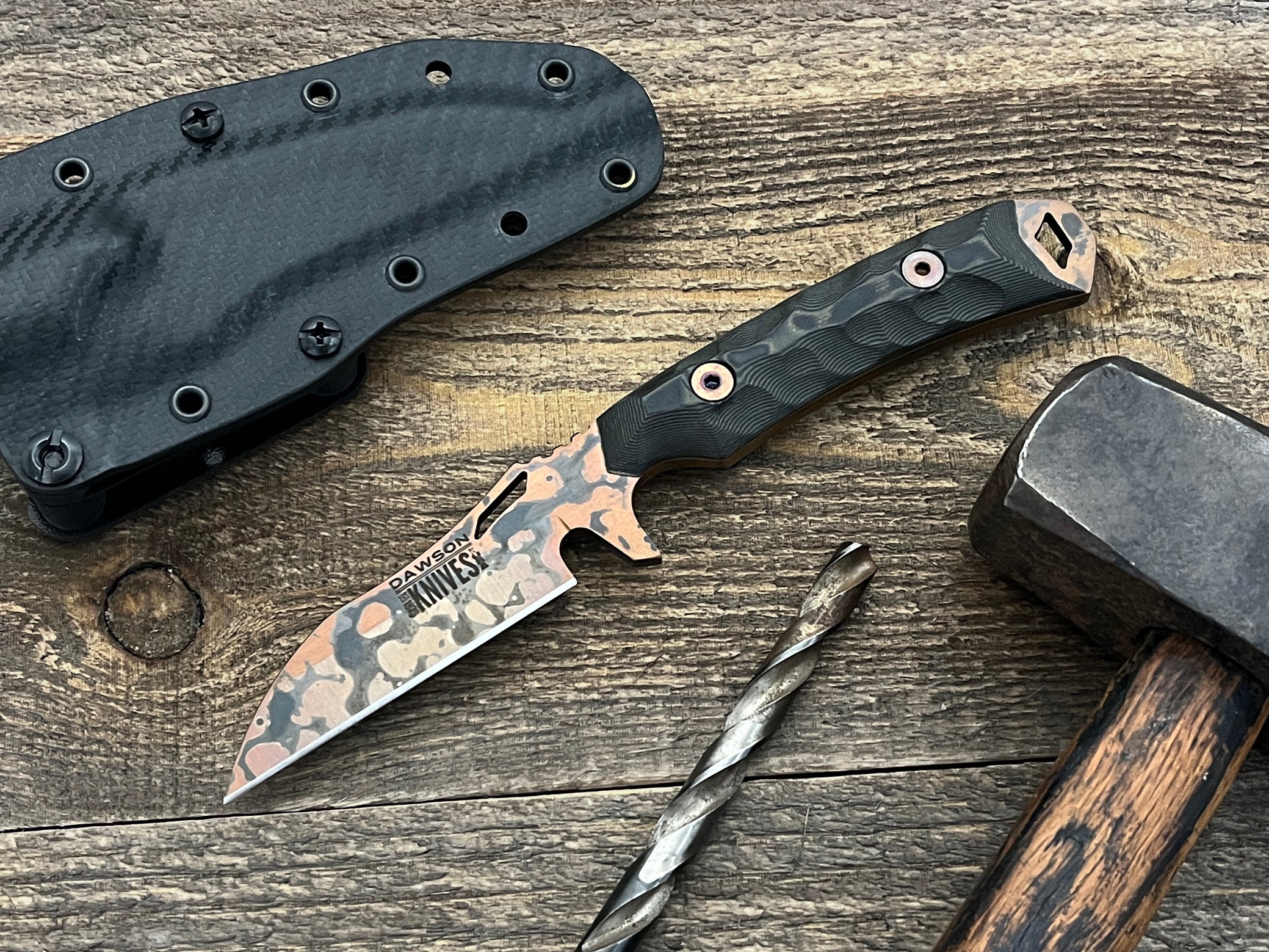 Revelation | Personal Carry, General Purpose Knife | CPM-3V | Arizona Copper Finish