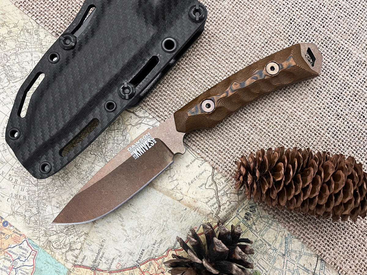 GEN 2 Contractor | Heavy-Duty EDC, Personal Carry, General Purpose Knife | Arizona Copper | CPM-MagnaCut