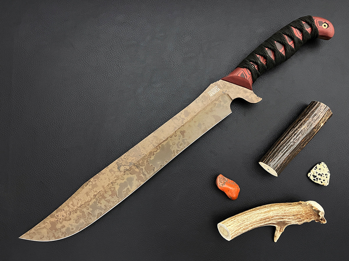 Sarqit Backyard Blacksmithing Knife Making Kit and Online Class: Stacked  Handle Knife