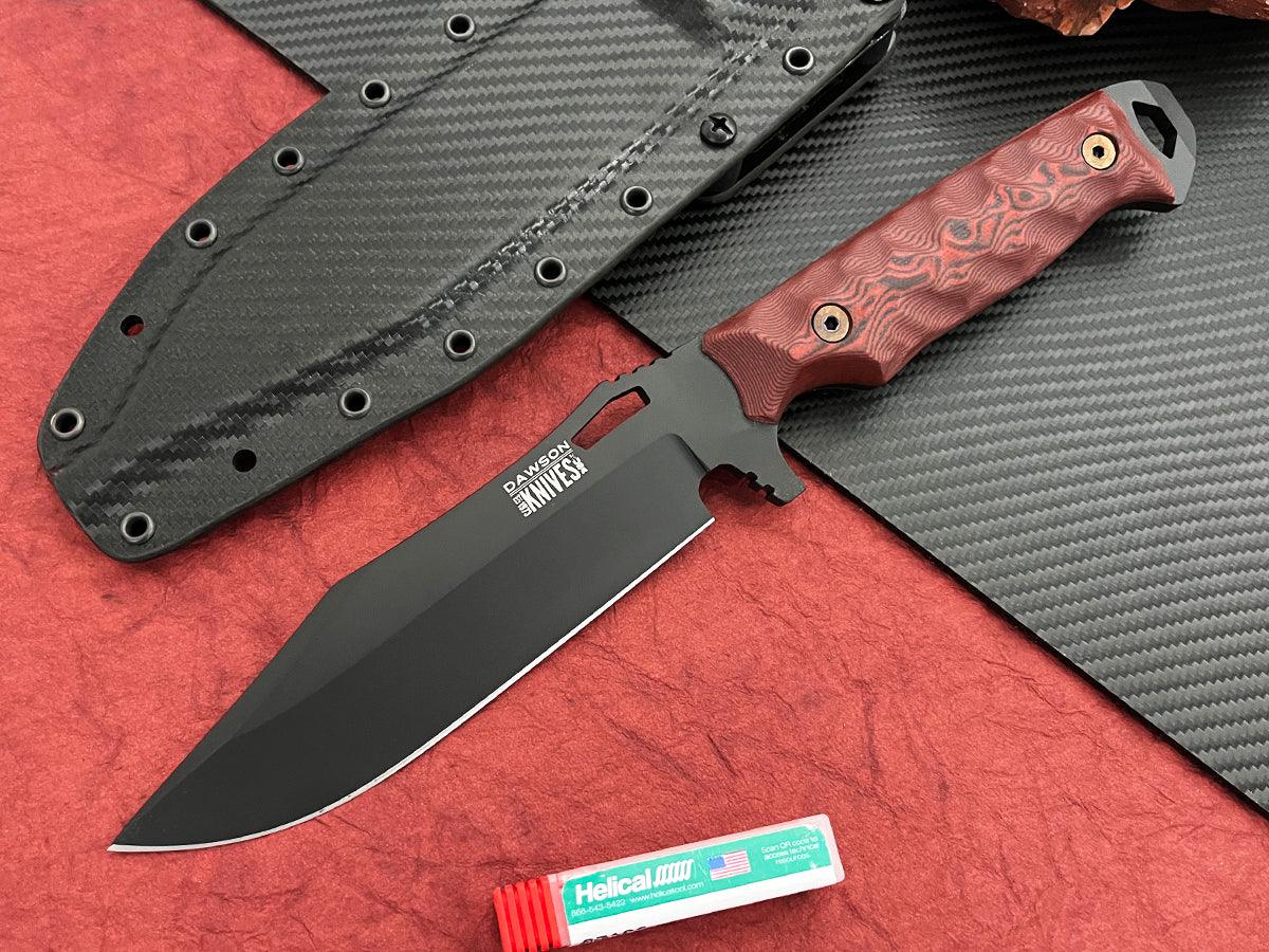 Marauder | Survival, Camp and Backpacking Knife Series | CPM-MagnaCut Steel | Stealth Black Finish - Dawson Knives