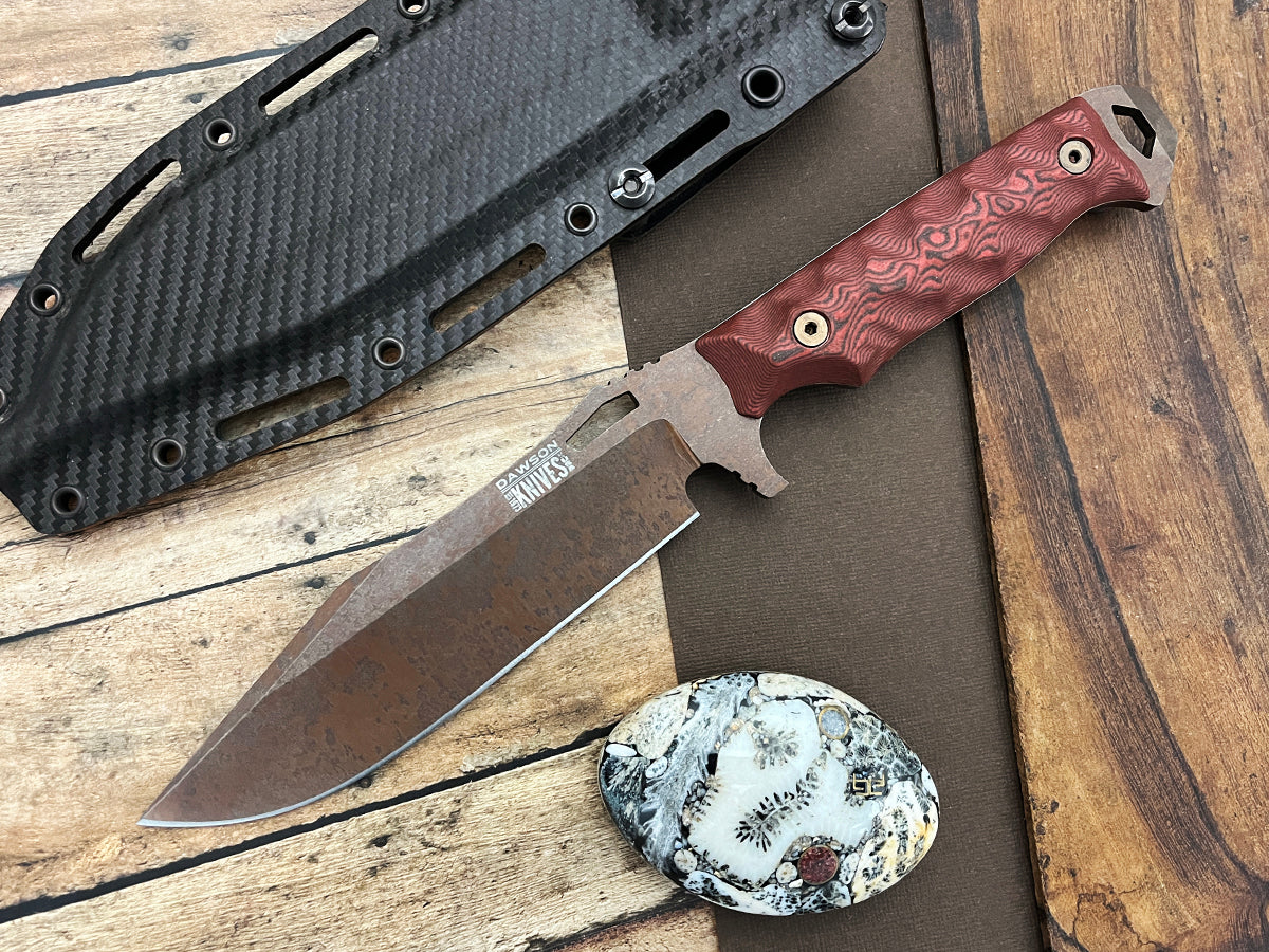 GEN 2 Marauder | Survival, Camp and Backpacking Knife Series | CPM-MagnaCut Steel | Arizona Copper Finish