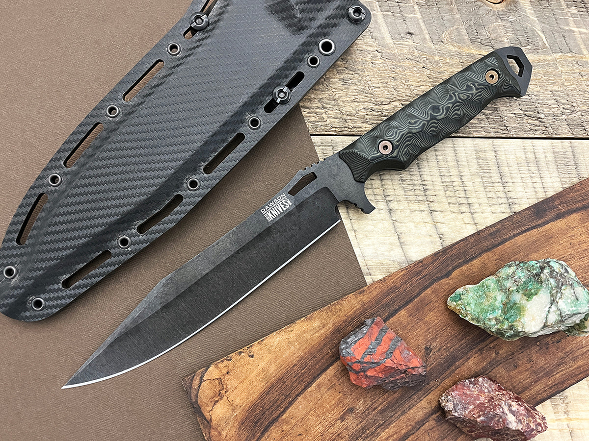 GEN 2 Marauder XL | Survival, Camp and Backpacking Knife Series | CPM-MagnaCut Steel | NEW Midnight Finish