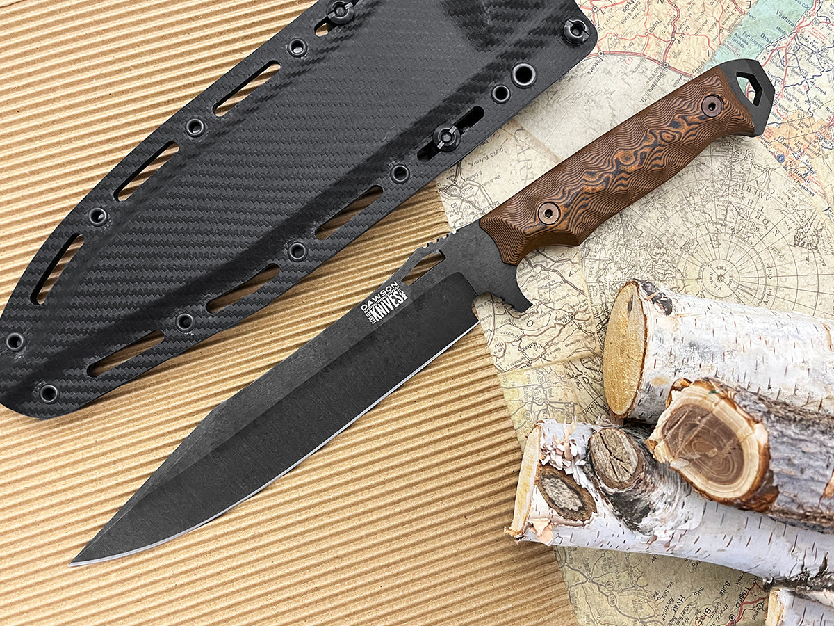 GEN 2 Marauder XL | Survival, Camp and Backpacking Knife Series | CPM-MagnaCut Steel | NEW Midnight Finish