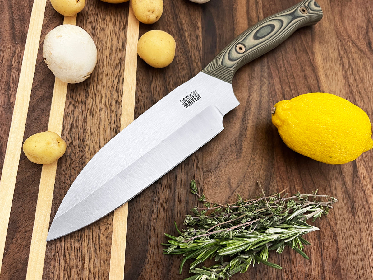 NEW Divine | Limited Release Culinary Kitchen Knife | Santoku Chef | CPM-MagnaCut