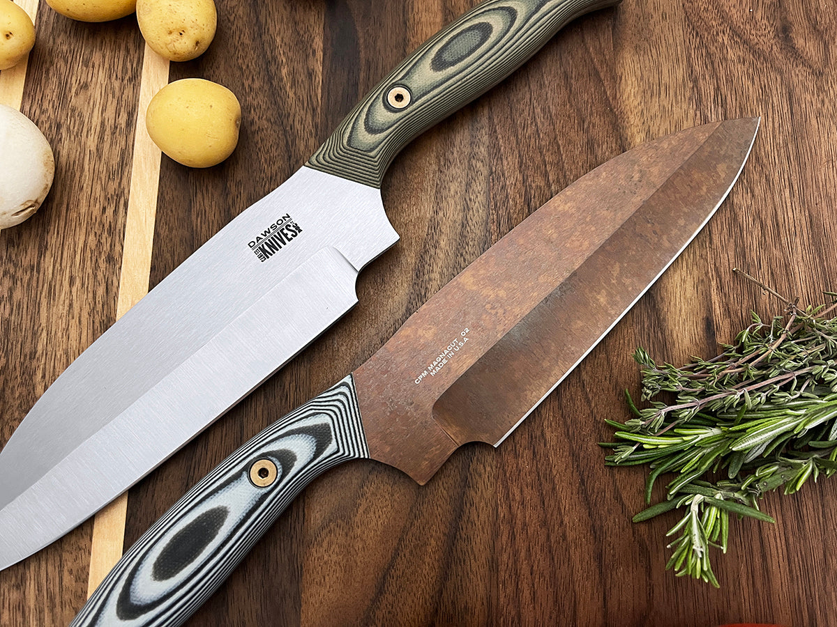 NEW Divine | Limited Release Culinary Kitchen Knife | Santoku Chef | CPM-MagnaCut