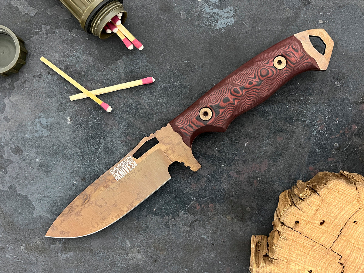 GEN 2 Nomad | Hunting, Camp and Outdoors Knife | CPM-MagnaCut Steel | Arizona Copper Finish