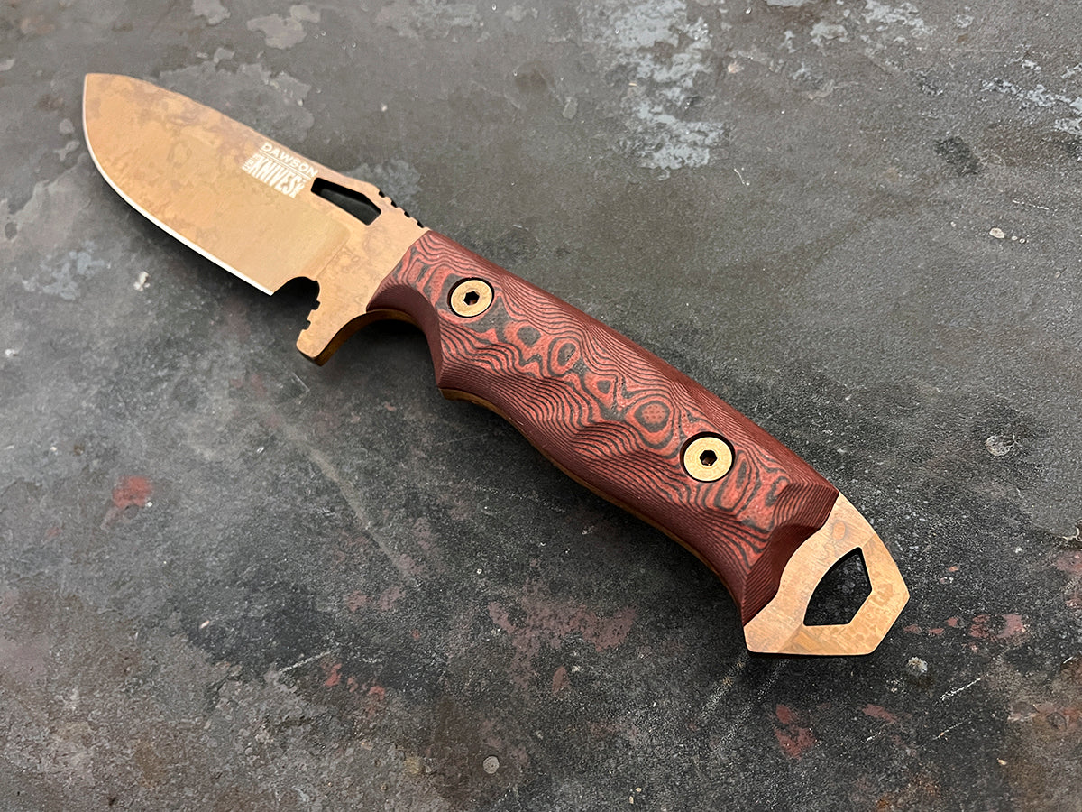 GEN 2 Nomad | Hunting, Camp and Outdoors Knife | CPM-3V Steel | Arizona Copper