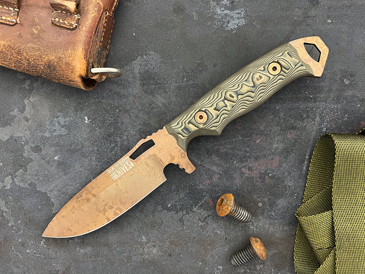 GEN 2 Nomad | Hunting, Camp and Outdoors Knife | CPM-3V Steel | Arizona Copper