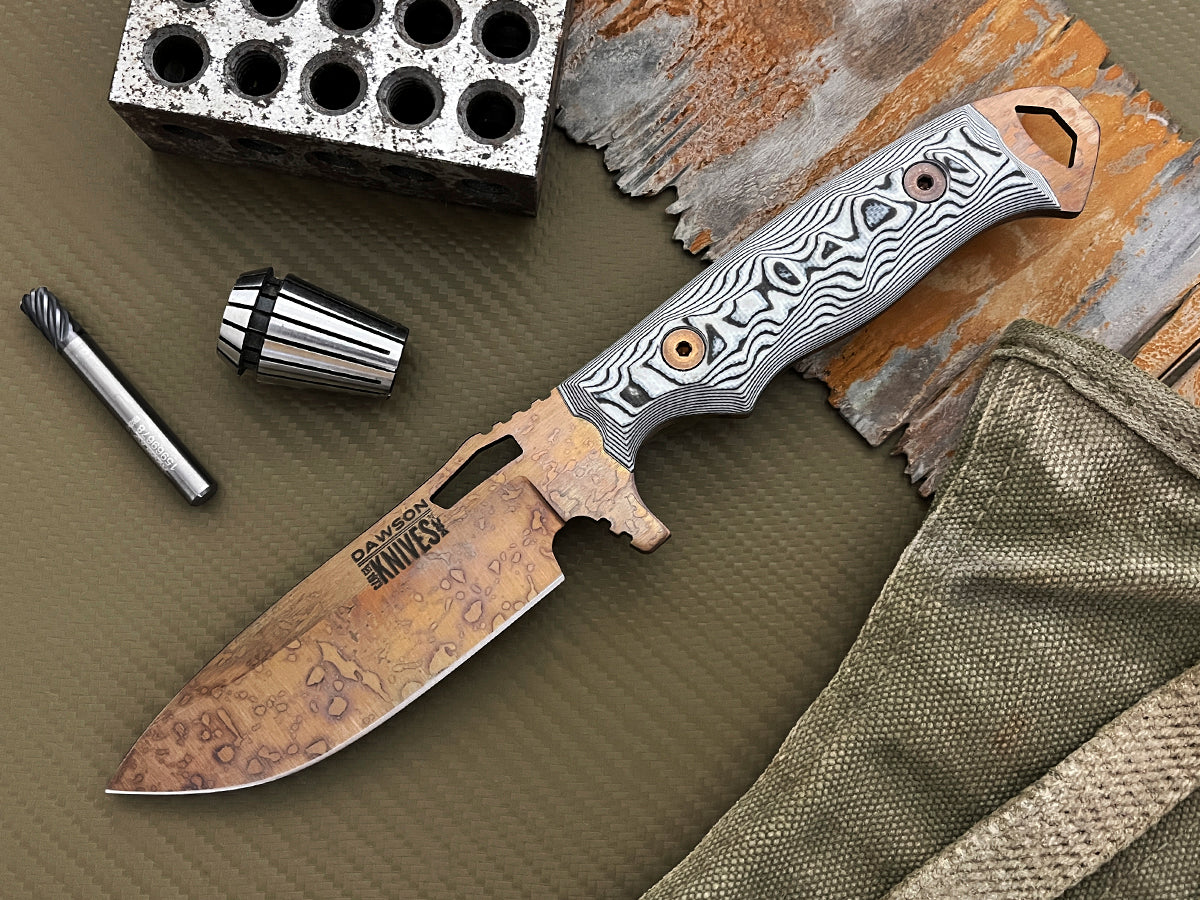 GEN 2 Nomad | Hunting, Camp and Outdoors Knife | CPM-MagnaCut Steel | Arizona Copper Finish