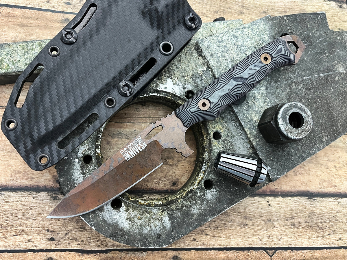 GEN 2 Outcast | Personal Carry and General Purpose Knife | CPM-MagnaCut Steel | Arizona Copper Finish