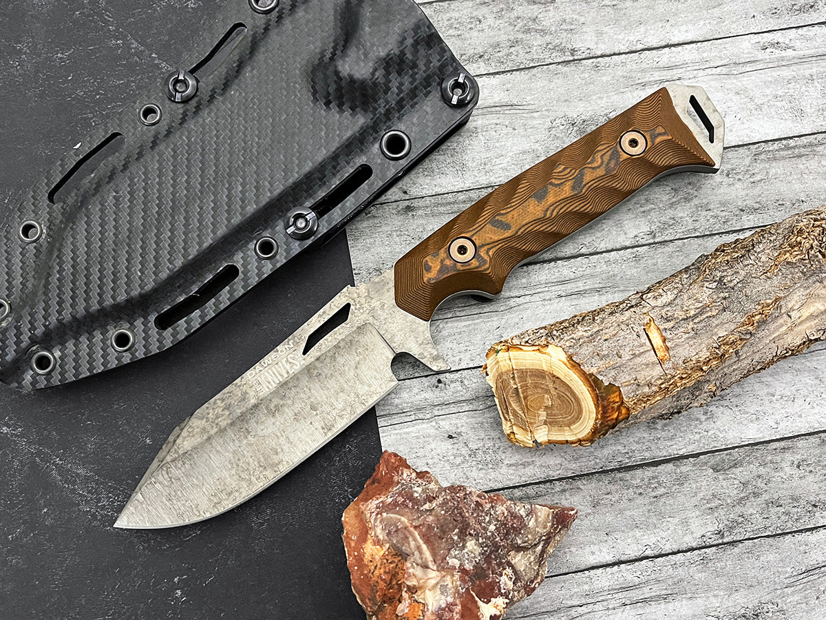 GEN 2 Shepherd | Hunting, Camp and Outdoors Knife | CPM-MagnaCut Steel | NEW Monsoon Finish