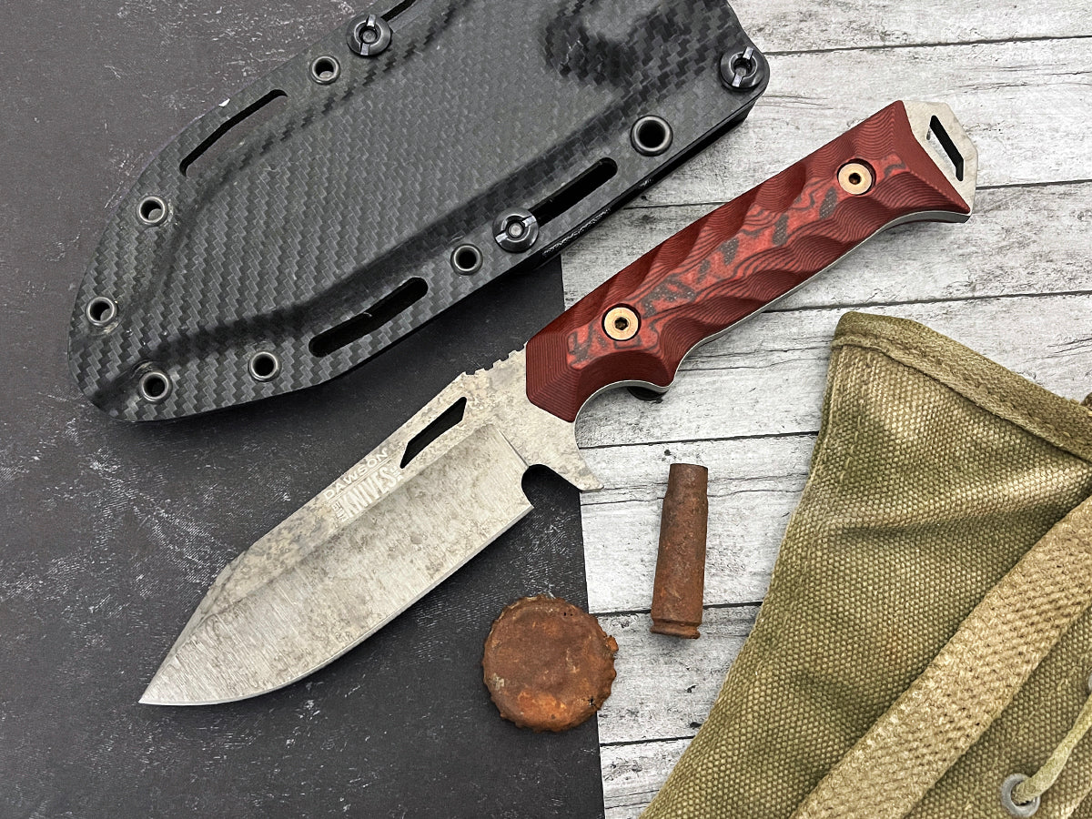 GEN 2 Shepherd | Hunting, Camp and Outdoors Knife | CPM-MagnaCut Steel | NEW Monsoon Finish