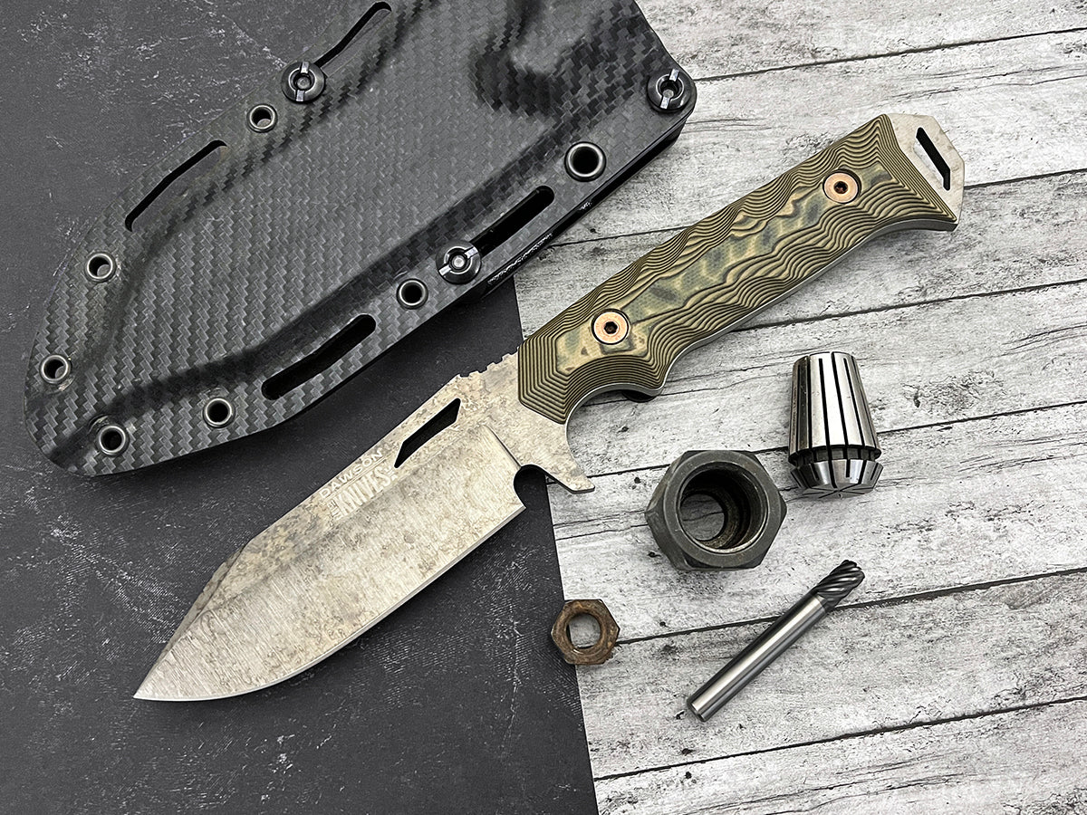 GEN 2 Shepherd | Hunting, Camp and Outdoors Knife | CPM-MagnaCut Steel | NEW Monsoon Finish