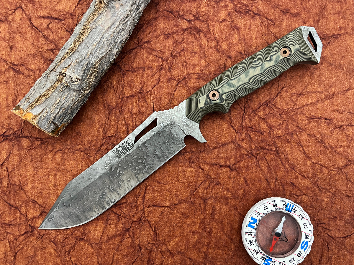 GEN 2 Shepherd XL | Survival, Camp and Backpacking Knife | CPM-MagnaCut Steel | NEW Monsoon Finish