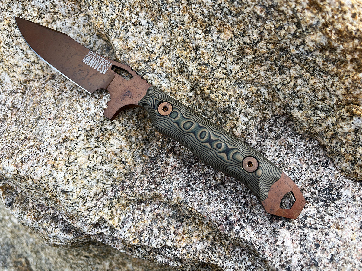 GEN 2 Smuggler | Personal Carry, Hunting, General Purpose Knife | CPM-3V | Arizona Copper Finish