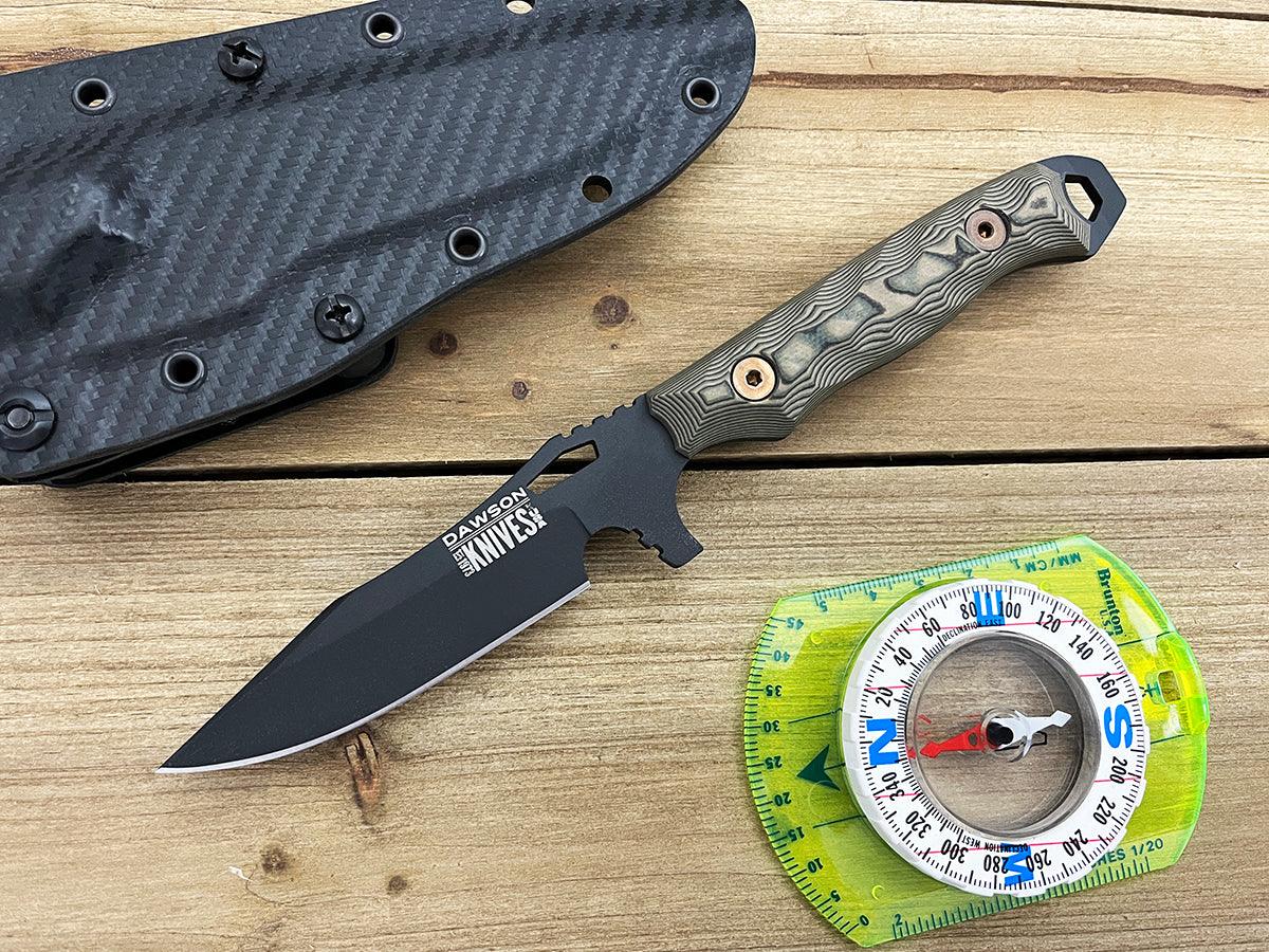 Smuggler | Personal Carry, Hunting, General Purpose Knife | CPM MagnaCut | NEW Stealth Black Finish - Dawson Knives