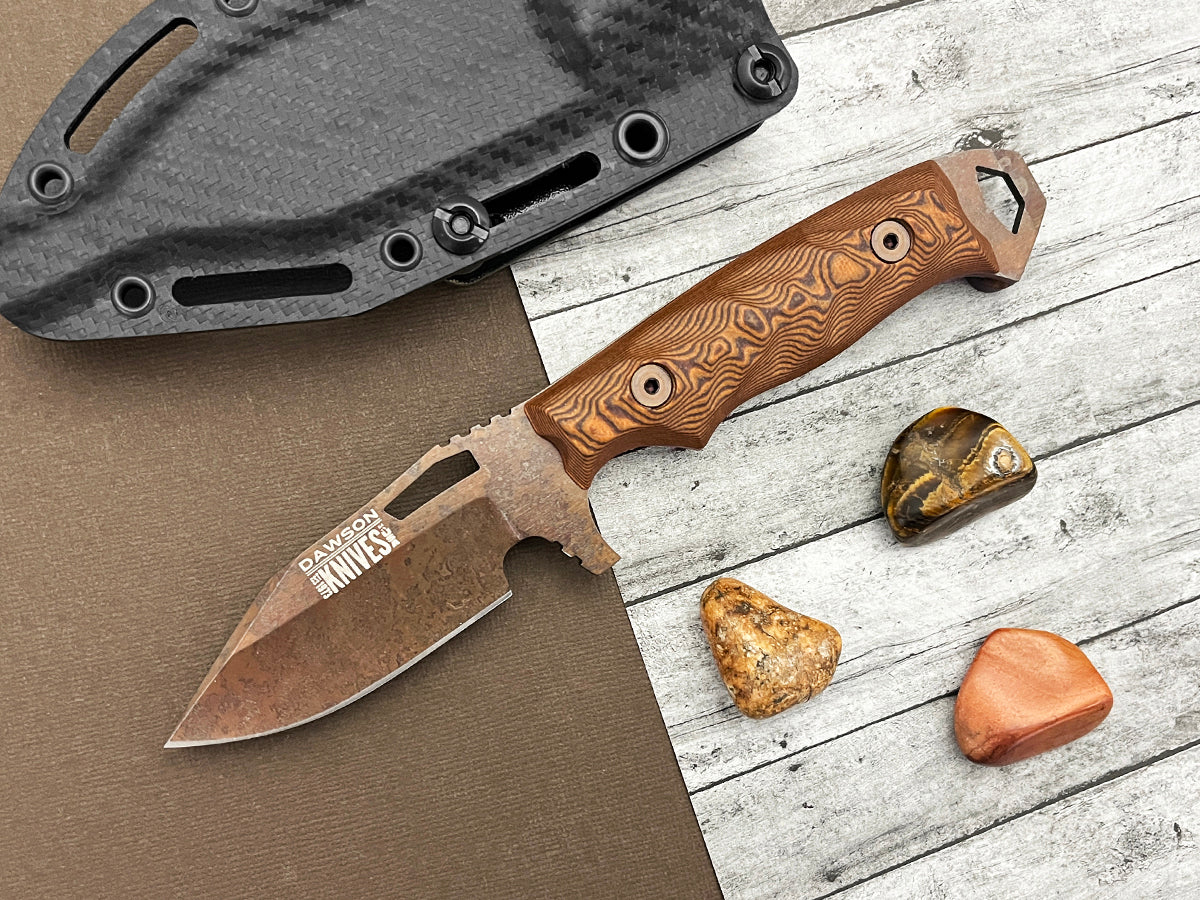 NEW GEN 2 Steadfast | EDC, Personal Carry, General Purpose Knife | CPM-MagnaCut Steel | NEW Arizona Copper Finish