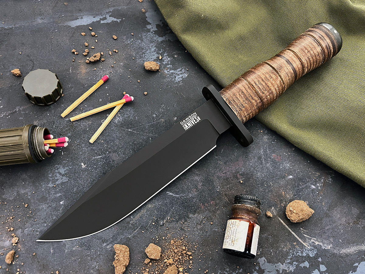 Limited Edition War Dog | WW2-Inspired Trench Knife | CPM-MagnaCut Steel | Stealth Black