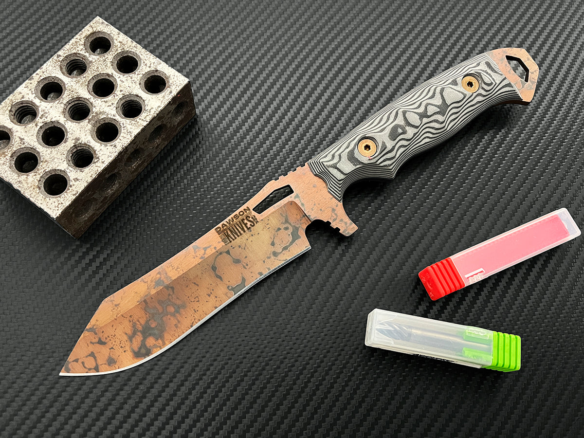 GEN 2 Wilderness | Hunting, Camp and Outdoors Knife | CPM-MagnaCut Steel | Arizona Copper Finish