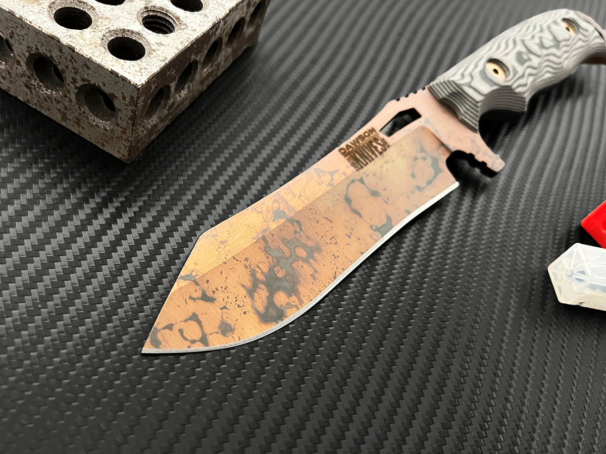 GEN 2 Wilderness | Hunting, Camp and Outdoors Knife | CPM-MagnaCut Steel | Arizona Copper Finish