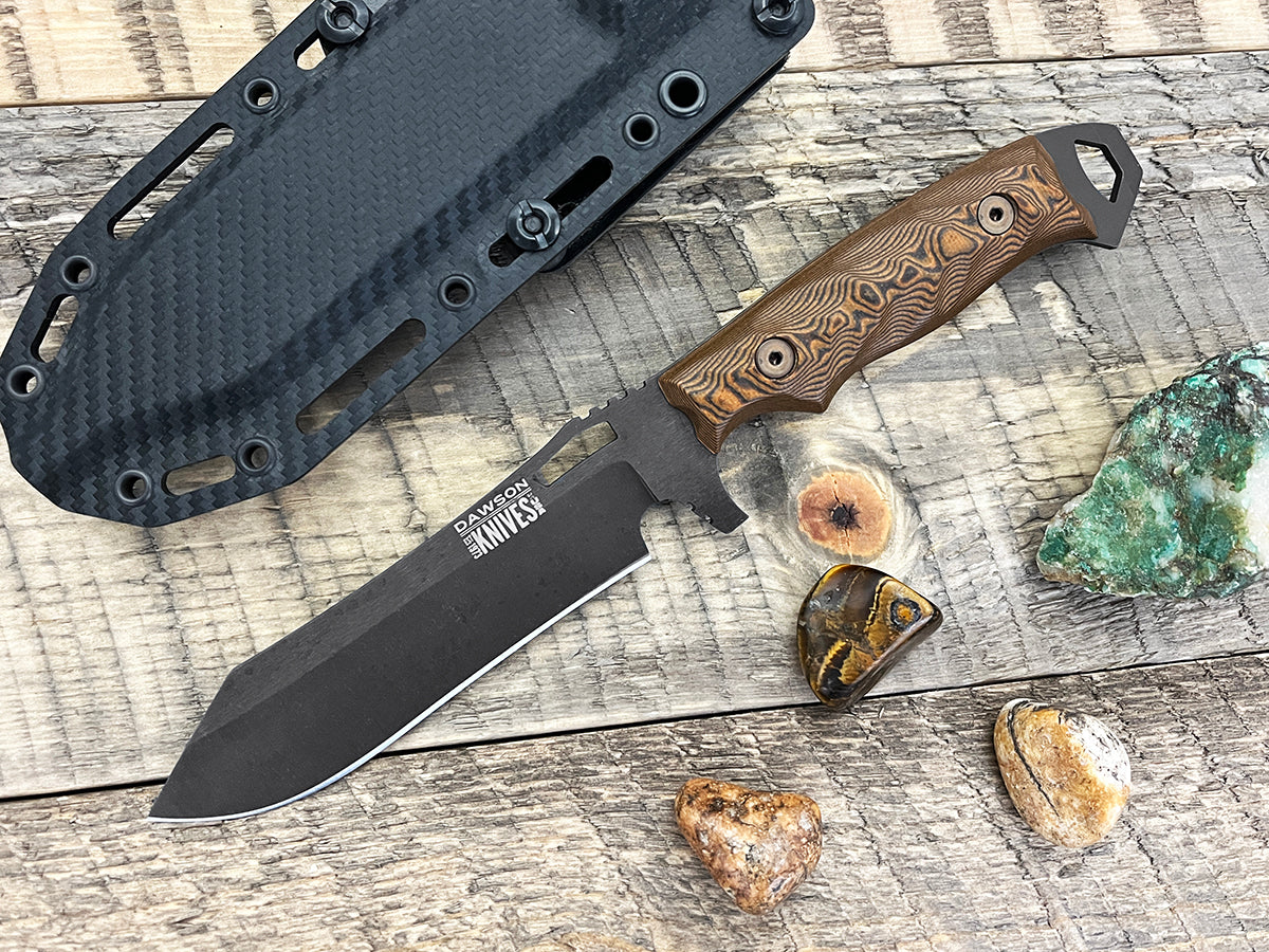 GEN 2 Wilderness | Hunting, Camp and Outdoors Knife | CPM-MagnaCut Steel | NEW Midnight Finish