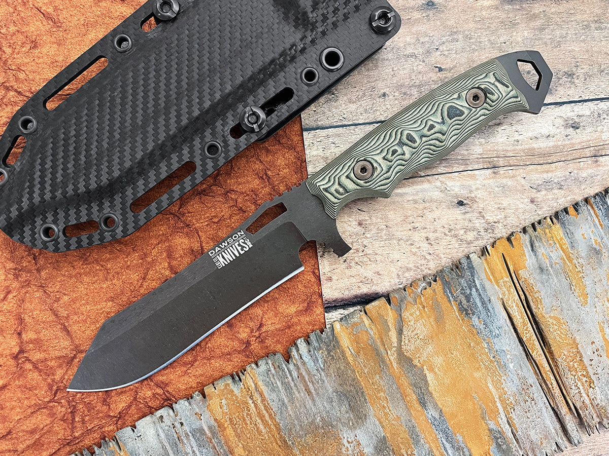 GEN 2 Wilderness | Hunting, Camp and Outdoors Knife | CPM-MagnaCut Steel | NEW Midnight Finish