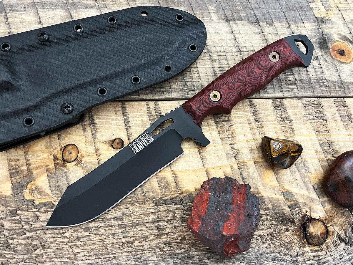 Wilderness | Hunting, Camp and Outdoors Knife | CPM-3V Steel | Stealth Black Finish